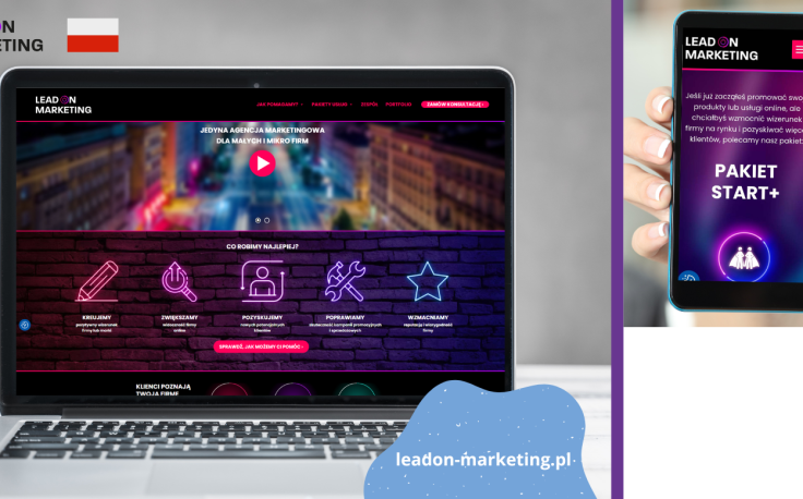 Projektowanie stron internetowych - Lead on marketing
